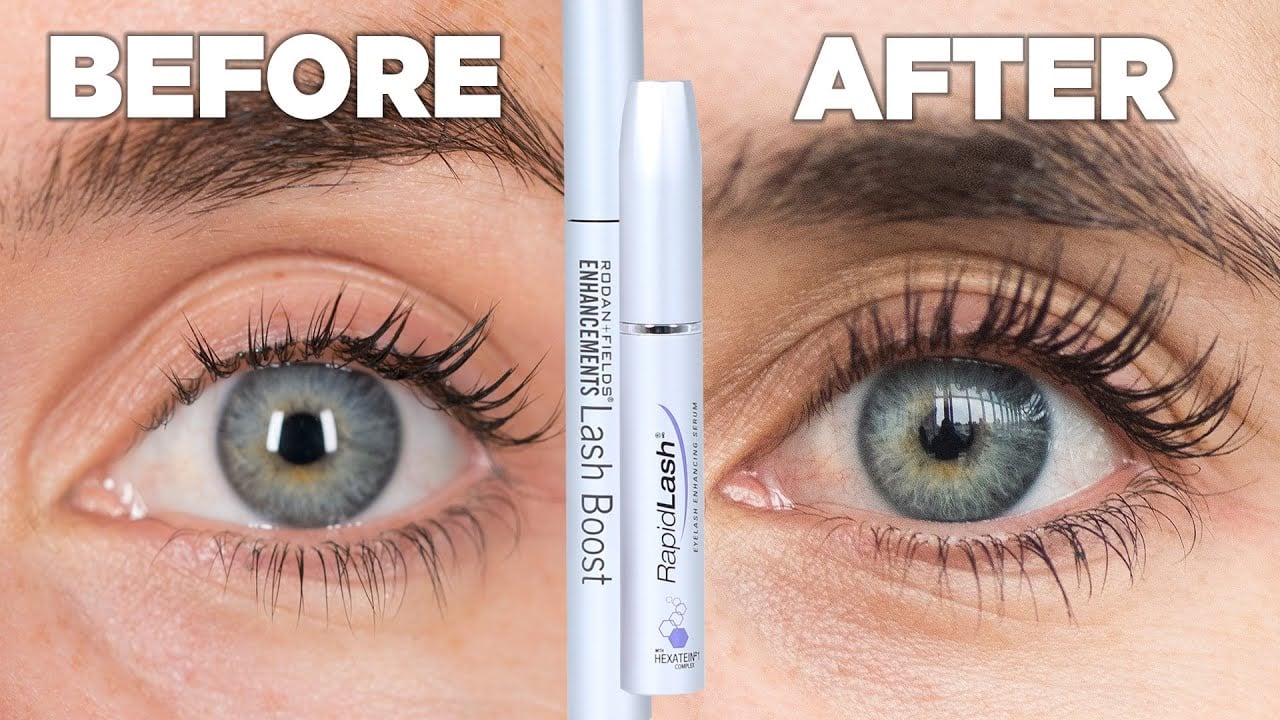 Women Try Eyelash Growth Serum For A Month