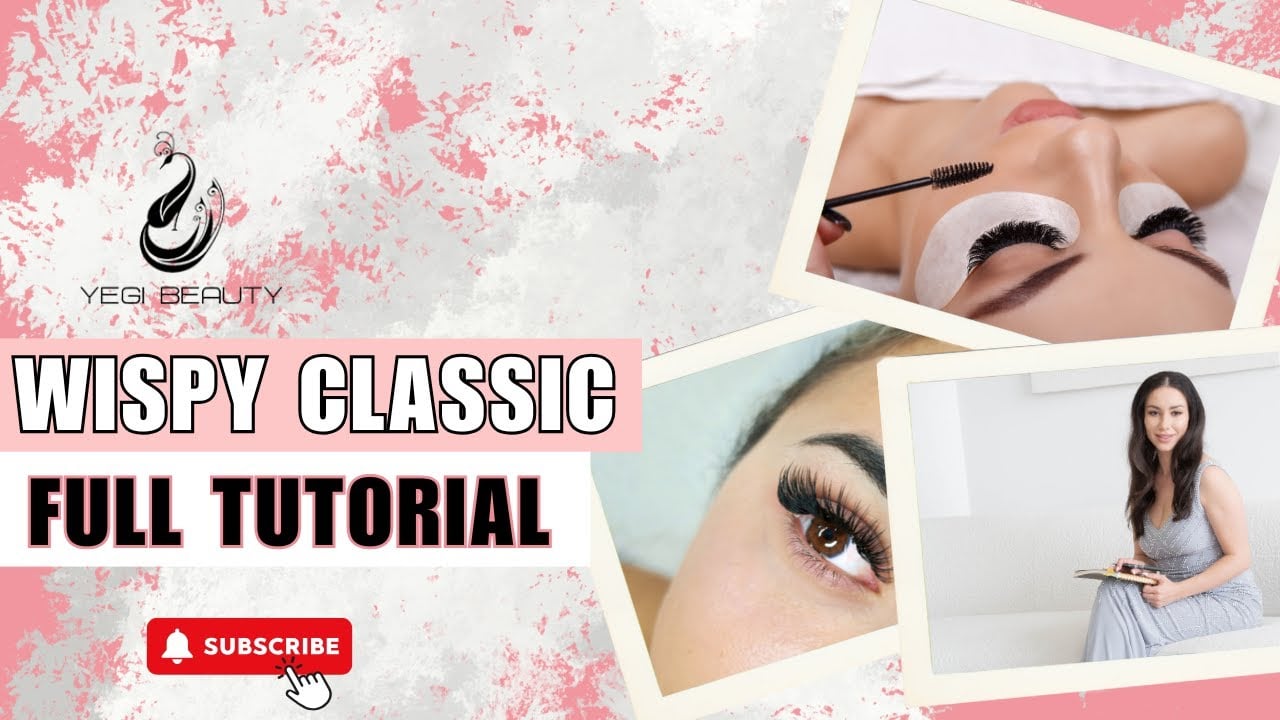 How To Create A Wispy Look Using Only Classic Lashes? | Full Classic Eyelash Extension Tutorial