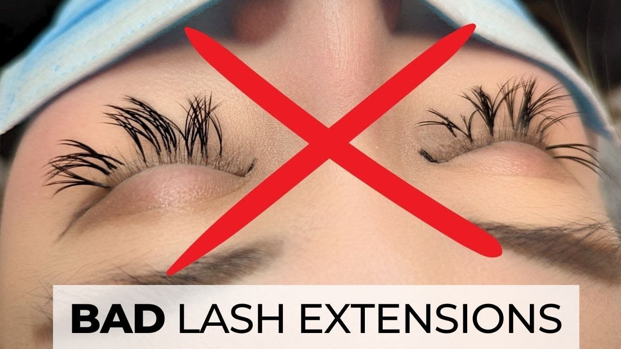 Lashes Gone Wrong: The Horrors of a Bad Lash Extension Job