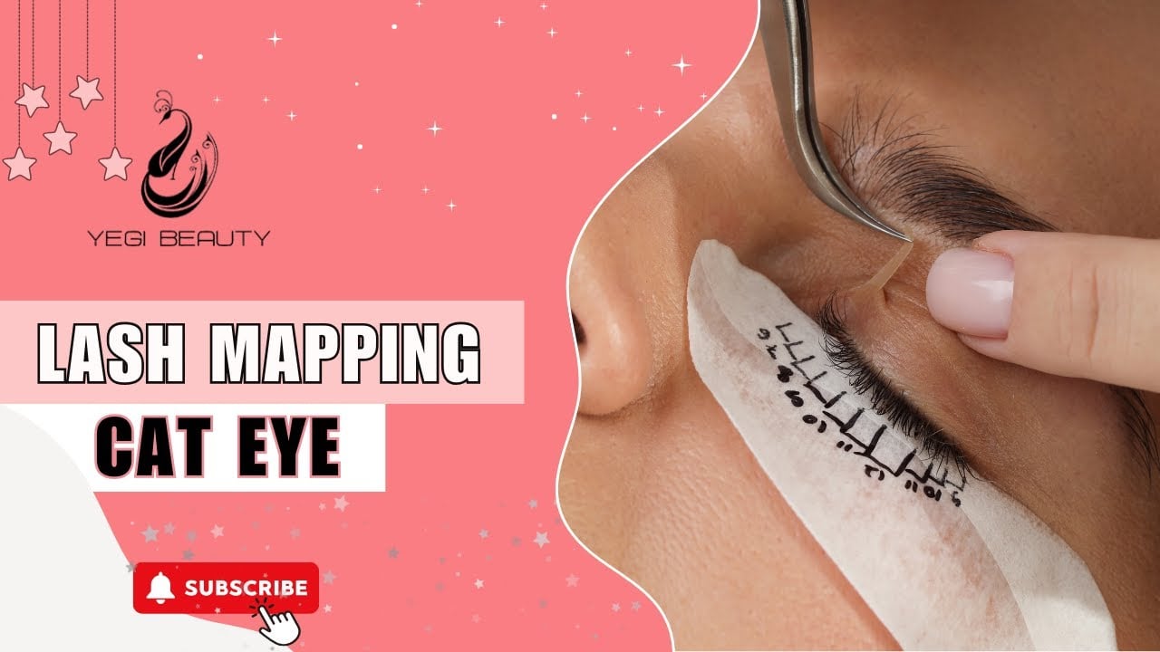 Easy Lash Mapping | Cat Eye Shape | Eyelash Extensions 101
