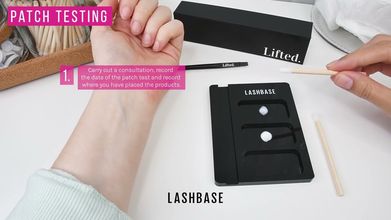 How to patch test for a Lash Lift