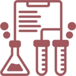 Laboratory icon representing the clinically tested and science-backed formula.