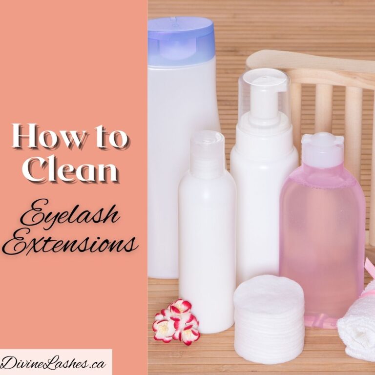 How to clean eyelash extensions at home - best products to use.