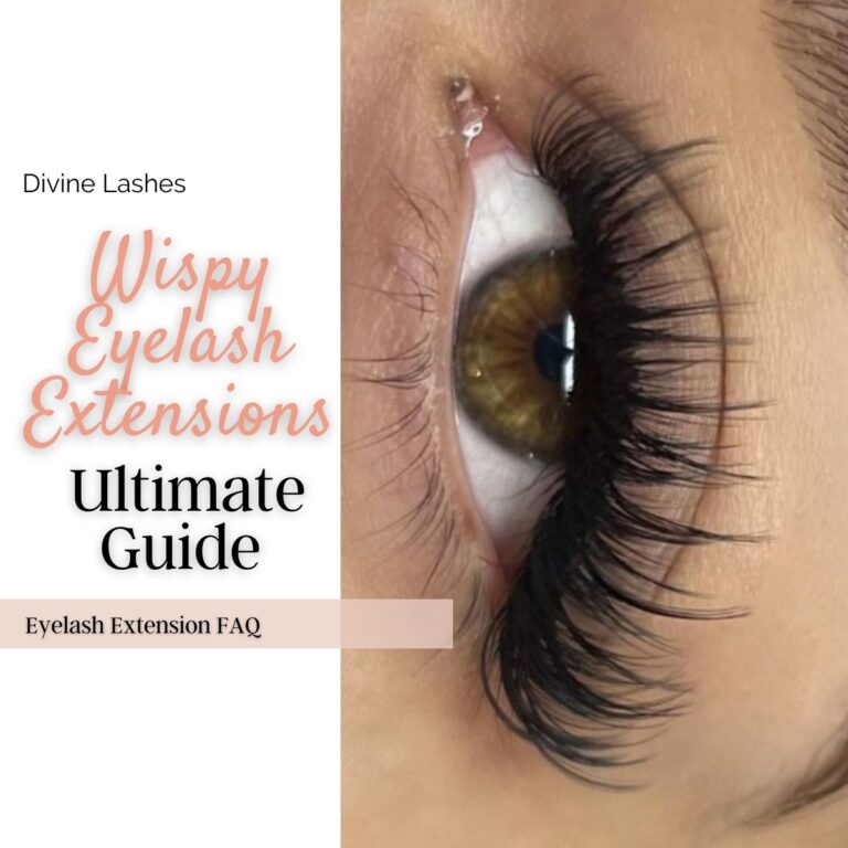 Wispy eyelash extensions set. Full Guide.